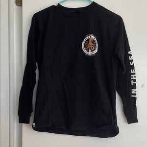 Black salty crew Long Sleeve Kids Shirt